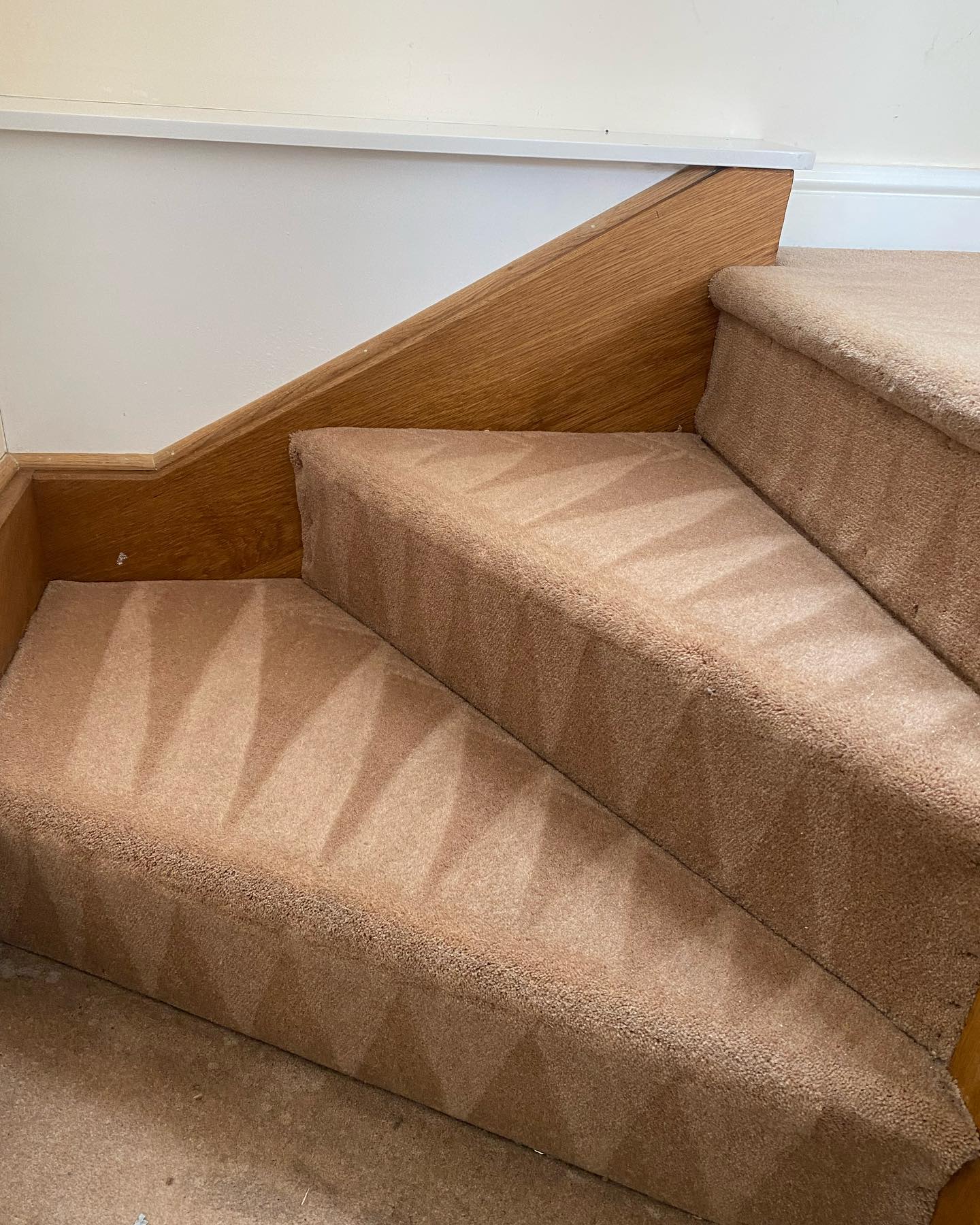 stairway carpet clean