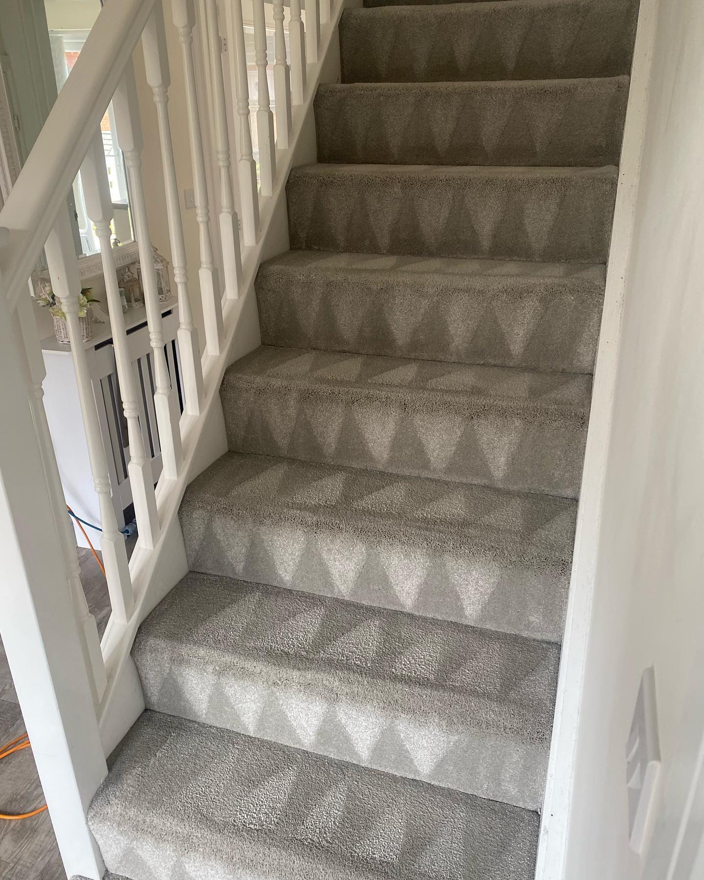 carpet stairway clean