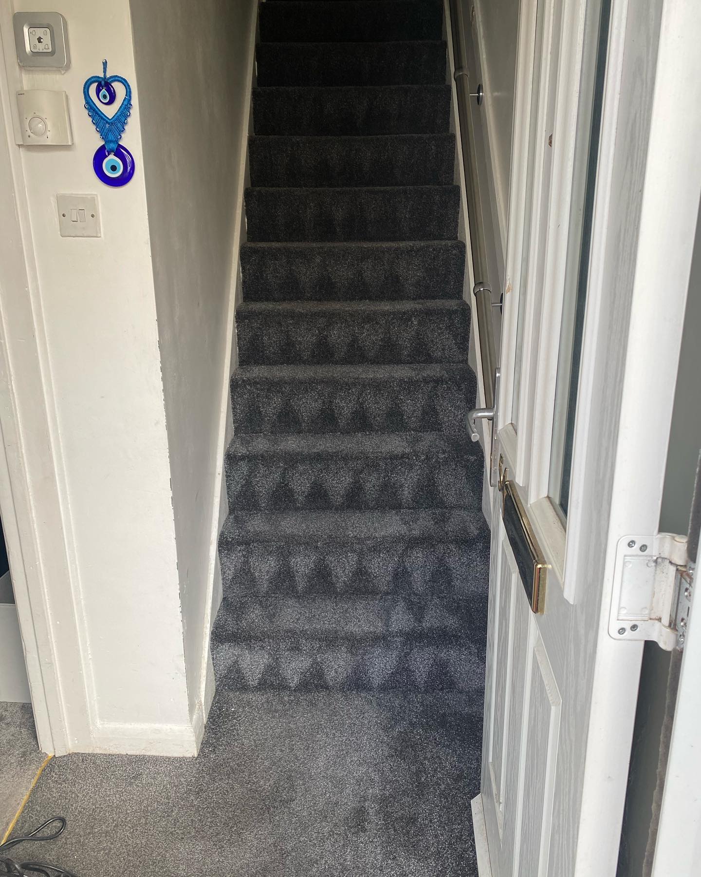 carpet clean stairway