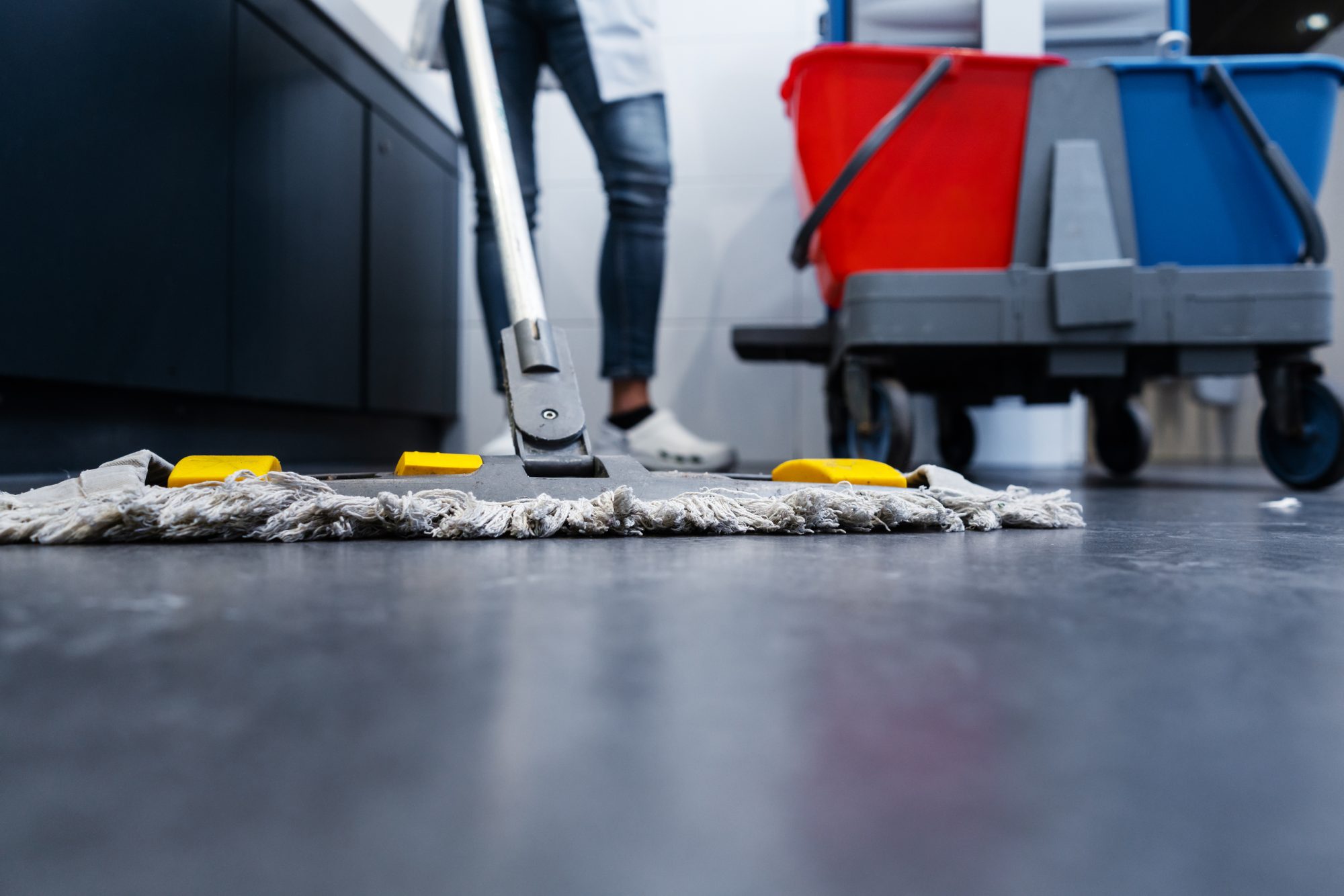 Cleaning office mop